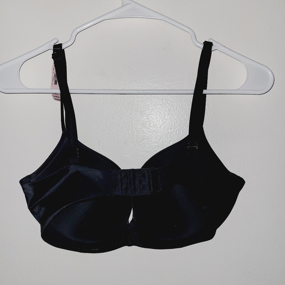 Victoria Secret Very Sexy Lightly Lined  Plunge Black Bra 32DD Adjustable Straps - Picture 2 of 5